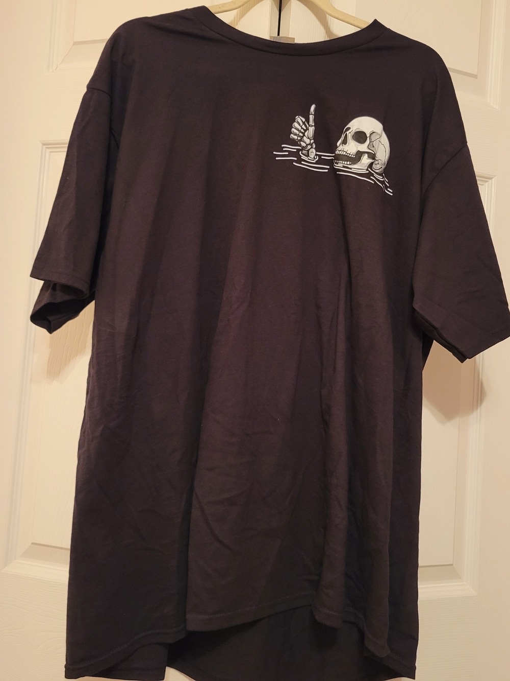 Men's Yeah I'm Fine No Worries Skull Graphic Tee - Picture 5 of 5